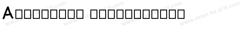 ARGothic2 Uitra字体转换